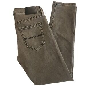 C89 Lucky Brand Mens Jeans‎ Gray Slim Fit Stretch Denim Pants Size 30x30